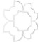 Ekena Millwork 41W x 41H x 1T Small Anderson Decorative Fretwork Ceiling Panels in Architectural Grade PVC CELP41X4103AND - alternate 6